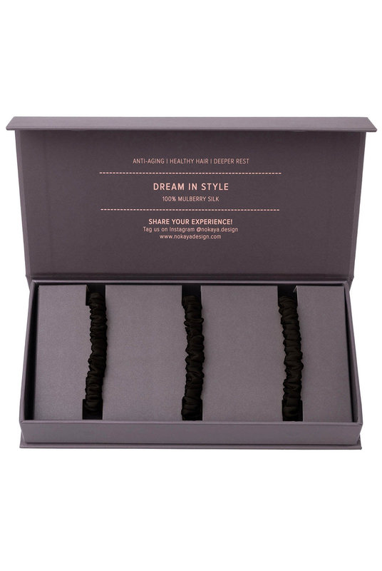 250000-55 Шелковая мини-резинка set-3 Silk accessories