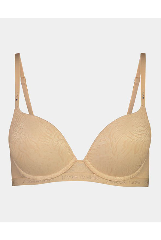 Бежевый бесшовный бюстгальтер Pleasure State