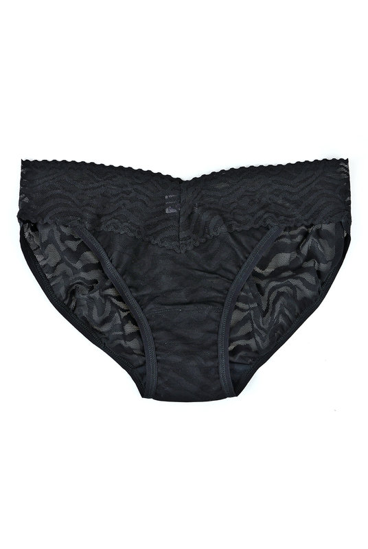 Бикини трусы Hanky Panky средней посадкой черные. Бікіні труси Hanky Panky середньою посадкою чорні.