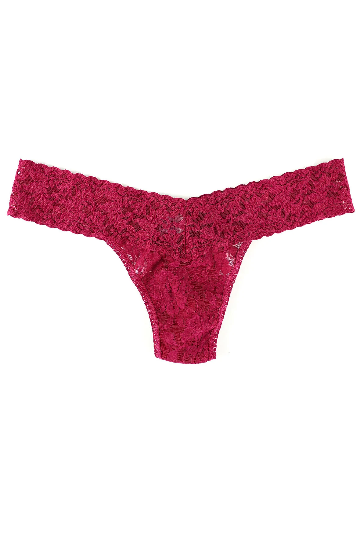 NWT-FREE SHIP!!! Hanky Panky Hot Pink Signature Lace Crossover