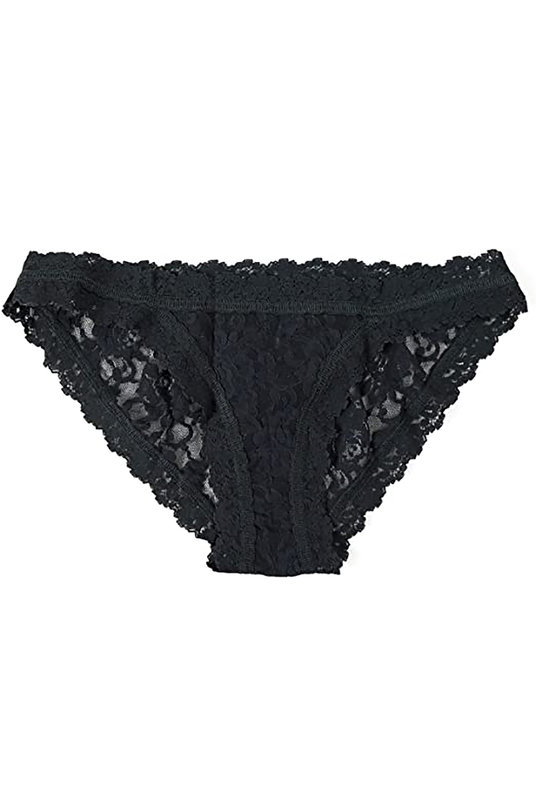 Бикини трусы Hanky Panky с низкой посадкой черные. Бікіні труси Hanky Panky з низькою посадкою чорні.