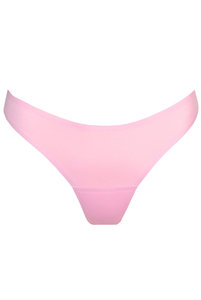 Женские трусы бразилиана с низкой посадкой от Мари Жо  с хлопком гладкие в розовом оттенке. Жіночі труси бразиліана з низькою посадкою від Марі Жо з бавовною гладкі в рожевому відтінку.