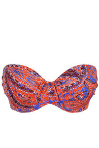 Купальный балконет на кости с уплотненными чашками с принтом, Prima Donna. 