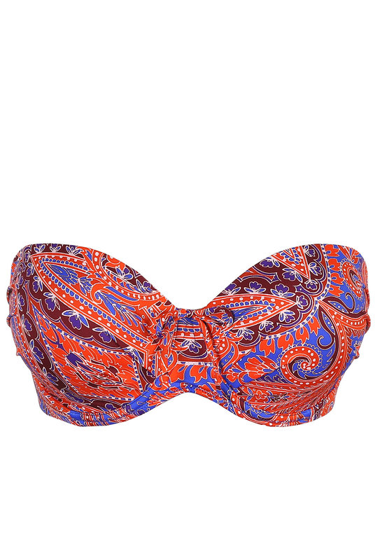 Купальный балконет на кости с уплотненными чашками с принтом, Prima Donna. 
