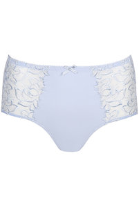 Купить трусы женские с высокой посадкой  с цветочной вышивкой от Prima Donna  в голубом цвете. Купити труси жіночі з високою посадкою з квітковою вишивкою від Prima Donna  в блакитному кольорі.
