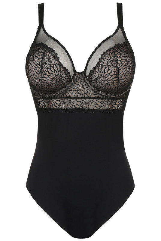 черный женский боди без рукавов Prima Donna