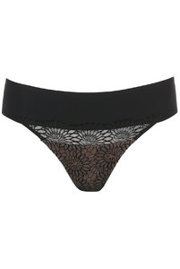 Купить трусы женские стринги от PRIMA DONNA  из полупрозрачного вышитого тюля бразилианы в черном цвете.Купити труси жіночі стрінги від PRIMA DONNA з напівпрозорого вишитого тюлю бразиліани в чорному кольорі.