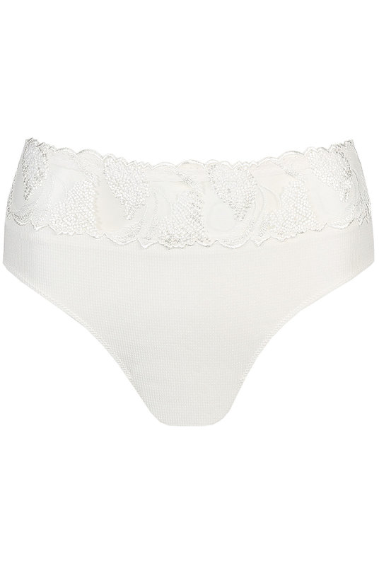 Купить трусы женские с высокой посадкой брендовые от Prima Donna  повседневные незаменимые кристально белого оттенка бесшовные. Купити труси жіночі з високою посадкою брендові від Prima Donna повсякденні незамінні кристально білого відтінку безшовні. 