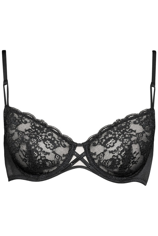 Купить бюстгальтер на кости черного цвета ANDRES SARDA