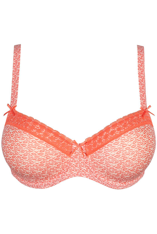 Женский лифчик балконет на большую грудь, Прима Донна, фото крупным планом. 