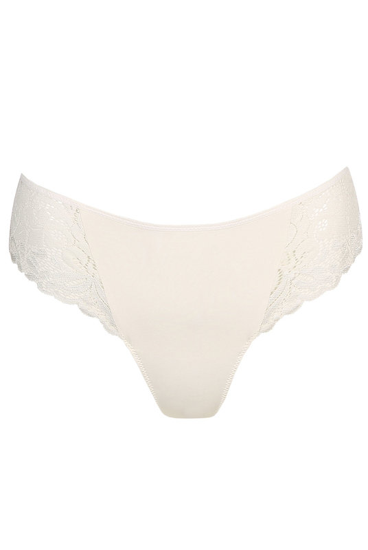 Купить стринги трусы женские кружевные с низкой посадкой от MARIE JO в белом цвете. Купити стрінги труси жіночі мереживні з низькою посадкою від MARIE JO в білому кольорі.