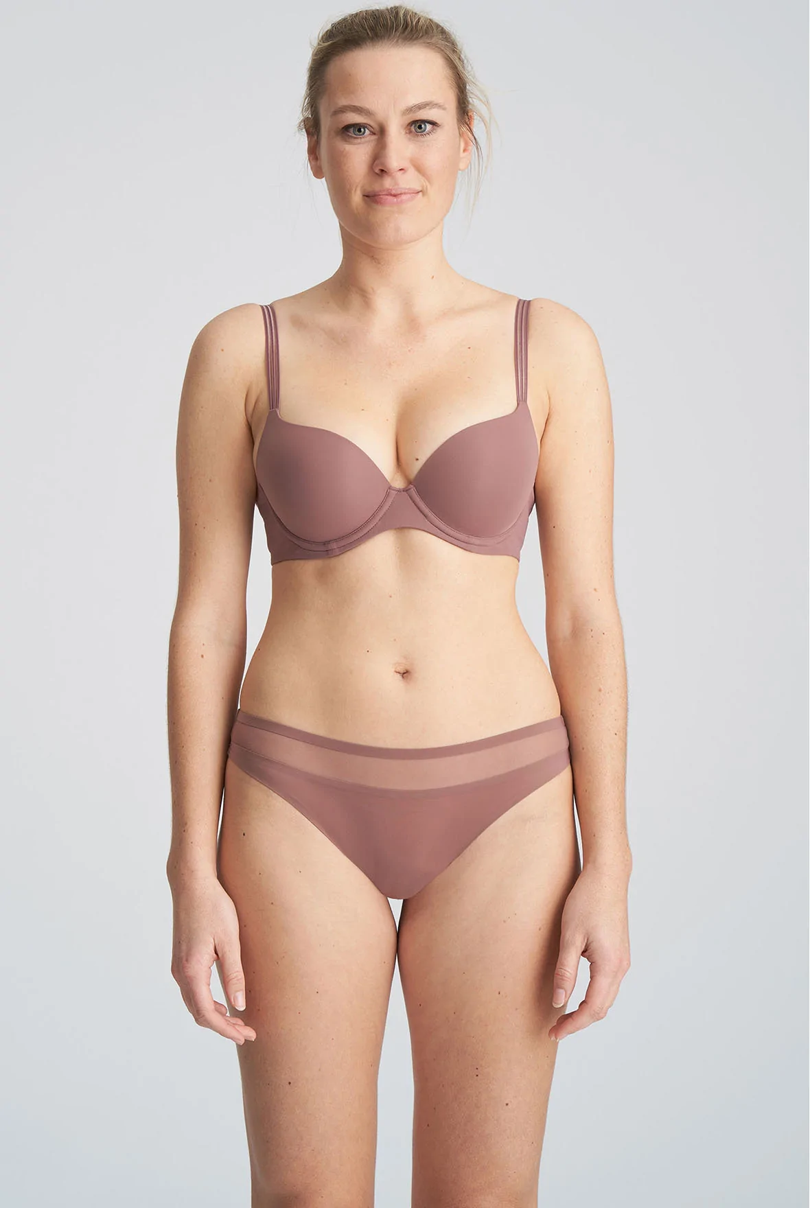 122097 Marie Jo L`Aventure Louie Пуш-ап Сатиновый серый