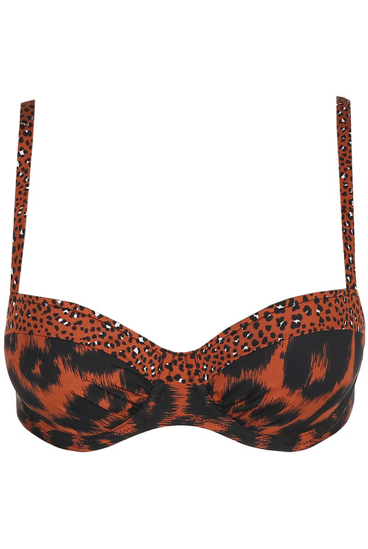 Купальный балконет на кости с уплотненной чашкой Мари Жо, фото крупным планом. 