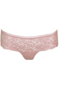 Купить женские трусы шорты бесшовные кружевные средней посадки от MARIE JO в пудровом цвете. Купити жіночі труси шорти безшовні мереживні середньої посадки від MARIE JO в пудровому кольорі.