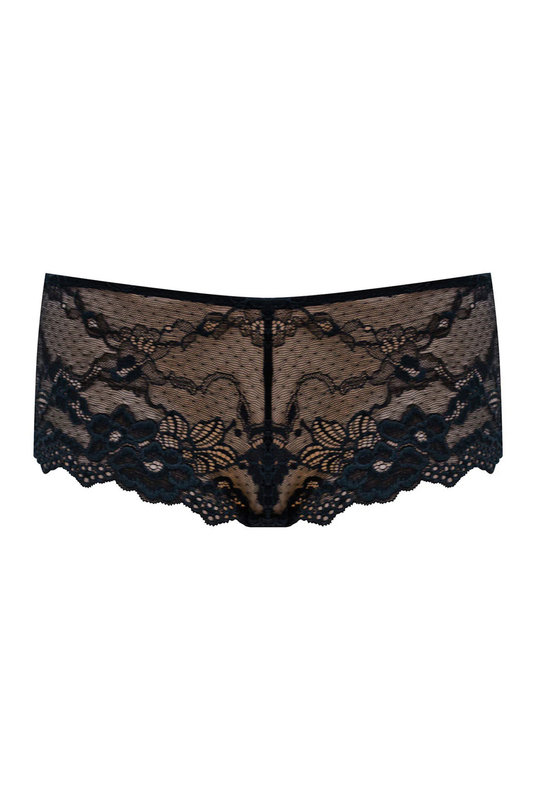 Кружевные трусы  женские шорты сексуальные с низкой посадкой в черном цвете от PLEASURE STATE . Мереживні труси жіночі шорти сексуальні з низькою посадкою в чорному кольорі від PLEASURE STATE.