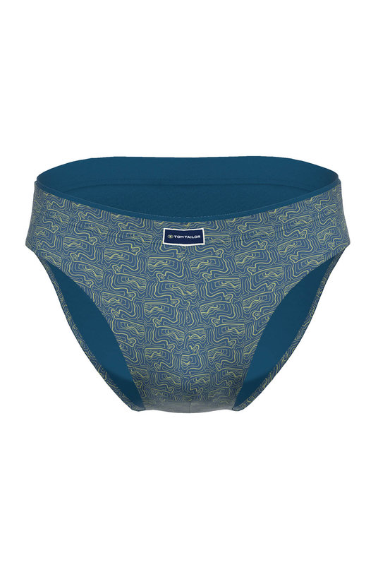 Купить мужские трусы слипы от Tom Tailor из хлопка с принтом синего цвета в Украине. Купити чоловічі труси сліпи від Tom Tailor з бавовни з принтом синього кольору в Україні.