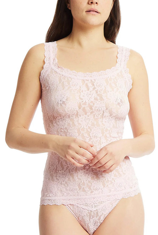 Кружевная майка женская повседневная в розовом оттенке от Хэнки Пэнки.