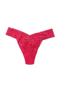 Купить стринги трусы женские кружевные повседневные Хэнки Пэнки в ярком розовом цвете. Купити стрінги труси жіночі мереживні повсякденні Хенкі Пенкі в яскравому рожевому кольорі.