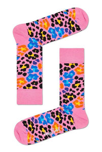 Купить носки унисекс их хлопка от Хэппи Сокс парные высокие с геометричным принтом розовые. Купити шкарпетки унісекс їх бавовни від хеппі Сокс парні високі з геометричним принтом рожеві