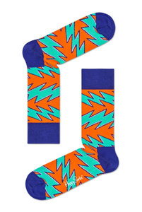 Купить носки женские хлопковые от Happy Socks с разноцветным принтом темные. Купити шкарпетки жіночі бавовняні від Happy Socks з різнобарвним принтом темні.