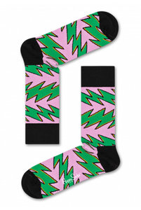 Купить носки унисекс женские их хлопка от Хэппи Сокс парные высокие с геометричным принтом. Купити шкарпетки унісекс їх бавовни від хеппі Сокс парні високі з геометричним принтом