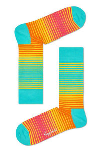 Купить носки унисекс их хлопка от Хэппи Сокс парные высокие с геометричным принтом светлые разноцветные. Купити шкарпетки унісекс їх бавовни від хеппі Сокс парні високі з геометричним принтом світлі різнокольорові.