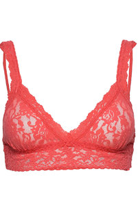 Женский бюстгальтер бралетт от Ханки Панки кружевной треугольник мягкий без кости оранжевый. Жіночий бюстгальтер бралетт від Ханки Панки  гладкий трикутник м'який без кісточок помаранчевий.