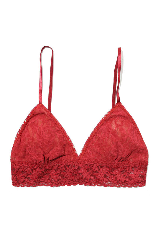 Купить женский бюстгальтер кружевной от Hanky Panky в насыщенном красном оттенке свеклы. Купити жіночий бюстгальтер мереживний від Hanky ​​Panky у насиченому червоному відтінку буряка. 