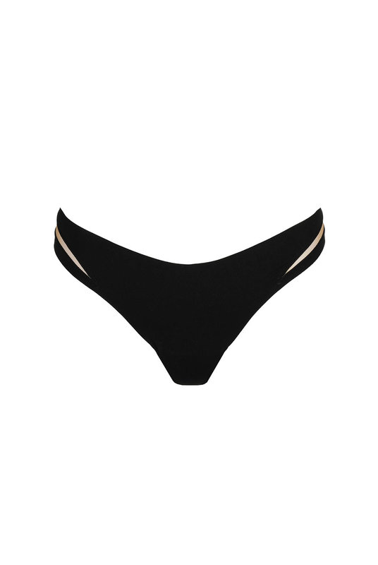 Купить женские бесшовные трусы стринги с средней посадкой гладкие от Andres Sarda в сексуальном черном цвете. Купити жіночі безшовні труси стрінги із середньою посадкою гладкі від Andres Sarda у сексуальному чорному кольорі.