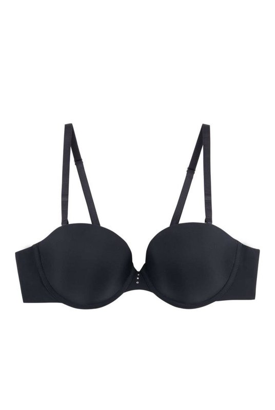 Бралет гладкий бесшовный черный Pleasure State