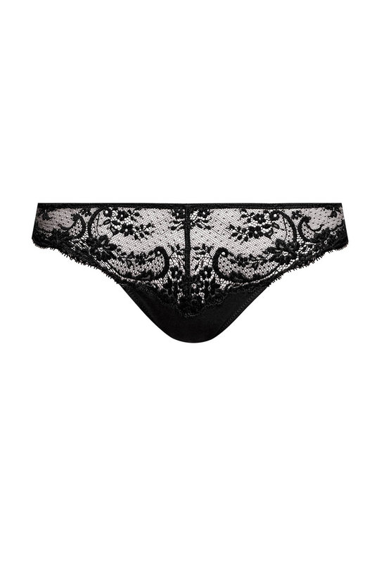 Купить женские трусы слипы бесшовные от ANDRES SARDA  из деликатного кружева в цвете глубокий черный. Купити жіночі труси сліпи безшовні від ANDRES SARDA з делікатного мережива в кольорі глибокий чорниц.