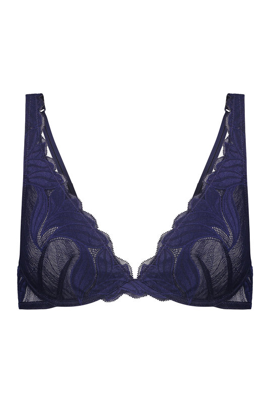 Бюстгальтер треугольник на кости синего цвета ME. By Bendon