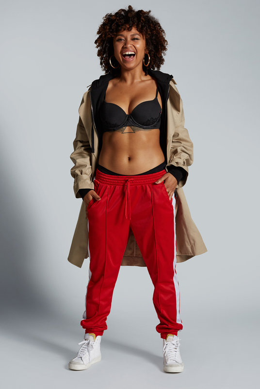 Бесшовный бюстальтер черный из хлопка ME. By Bendon