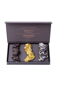 250000-57 Шелковая объемная резинка set-3 Silk accessories