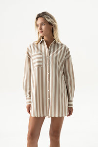 251204-04 Рубашка Strapped Cotton