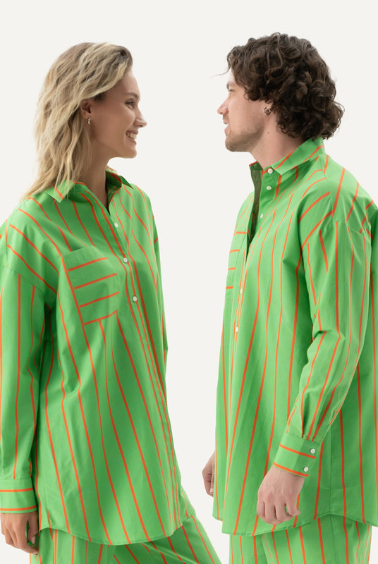 251204-04 Рубашка Strapped Cotton