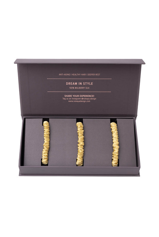 250000-55 Шелковая мини-резинка set-3 Silk accessories