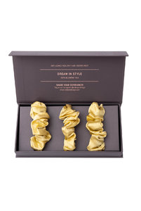 250000-57 Шелковая объемная резинка set-3 Silk accessories