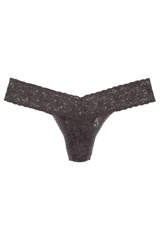 Бесшовные трусы женские кружевные стринги hanky panky в гранитном цвете. Безшовні труси жіночі мереживні стрінги hanky panky в гранітовому кольорі.