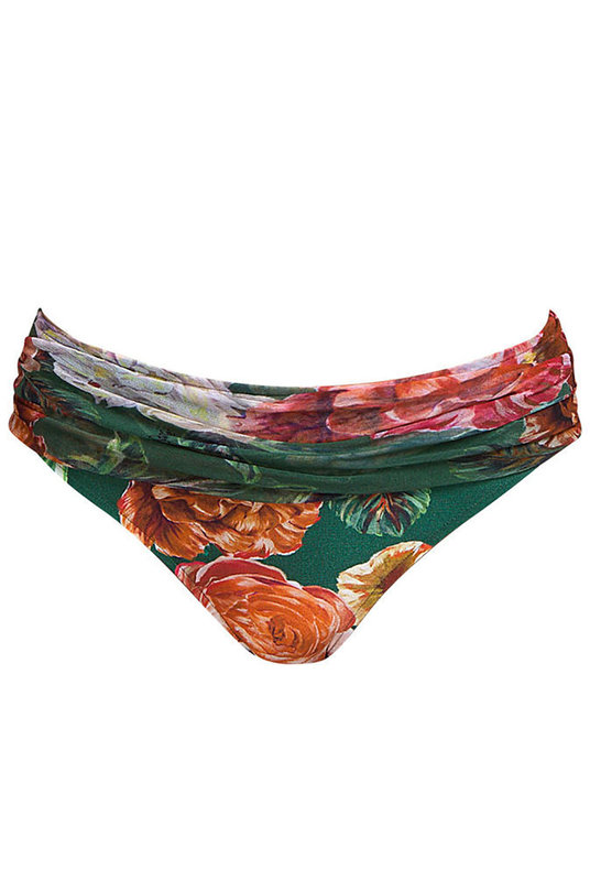 Низ купальника, купальные слипы женские с принтом цветы, Андрес Сарда. 