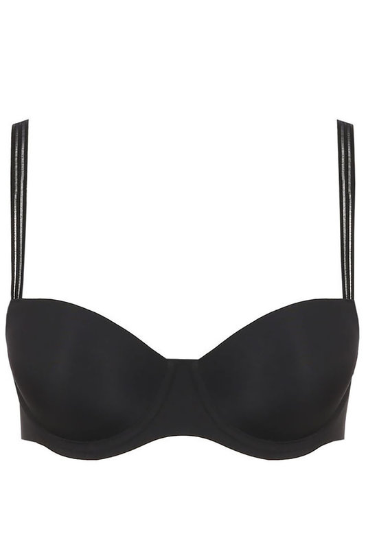 Бесшовный бюстгальтер балконет, базовый лифчик купить, от Мери Жо. 