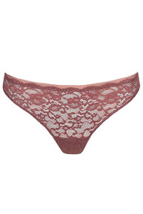 Купить бразилианы трусы женские бесшовные с изысканным кружевом и низкой посадкой от MARIE JO в цвете тауп. Купити бразиліани труси жіночі безшовні з вишуканим мереживом і низькою посадкою від MARIE JO в кольорі тауп