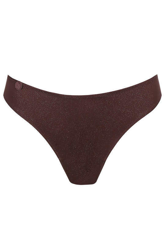 Купить бразилиана трусы женские гладкие бесшовные с низкой посадкой от MARIE JO в цвете баклажан. Купити бразиліана труси жіночі гладкі безшовні з низькою посадкою від MARIE JO в кольорі баклажан.