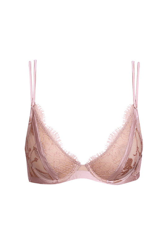 Мягкий Бюстгальтер с шелком на кости телесный ANDRES SARDA 