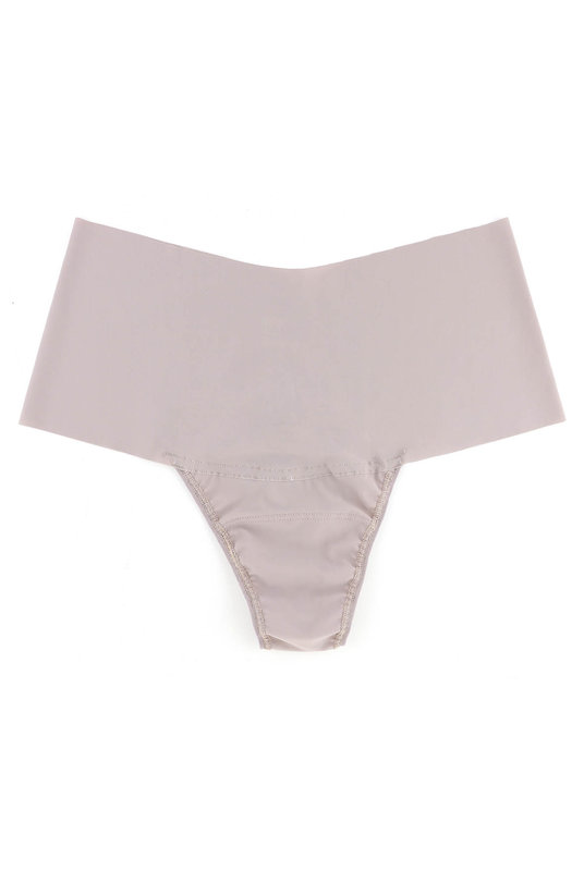 Трусы бразилиана с высокой посадкой серые от Hanky Panky. Труси бразиліана з високою посадкою сірі Hanky Panky.