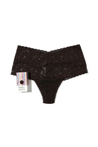 Трусы Бразилиана с Высокой Посадкой коричневые круженые от Hanky Panky удобные. Труси бразиліана з високою посадкою коричневі кружлені від Hanky Panky зручні.