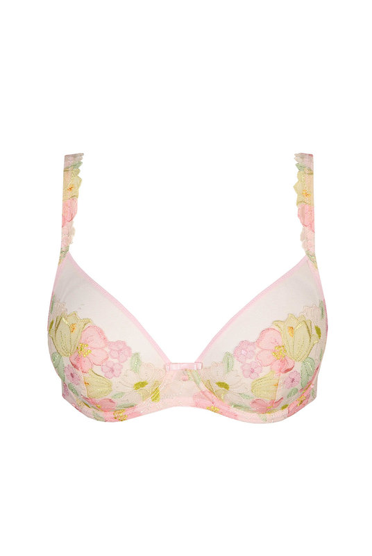 Бюстгальтер мягкий на кости купить в розовом цвете от Marie Jo, фото крупным планом. 