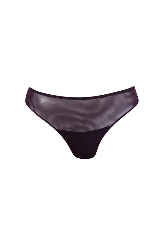 Купить женские трусы бикини бесшовные от NOKAYA  из мягкого итальянского тюля в цвете Фадж. Купити жіночі труси бікінібезшовні від NOKAYA з м'якого італійського тюлю в кольорі фадж.