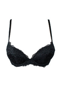 Бюстгальтер пуш-ап черный кружевной Pleasure State