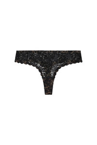 Купить стринги трусы женские кружевные от  PLEASURE STATE в цветочном принте черного цвета. Купити стрінги труси жіночі мереживні від PLEASURE STATE в квітковому принті чорного кольору.